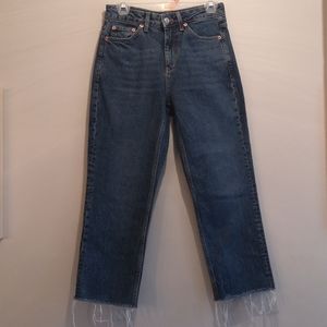 Topshop Cropped Jeans